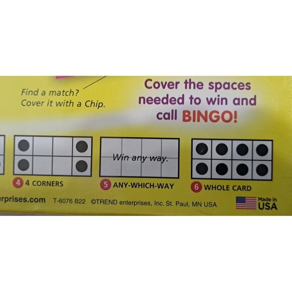 Trend Enterprises Inc Sight Words Level 2 Bingo Game Ages 5+ HomeSchool Reading - Picture 9 of 9